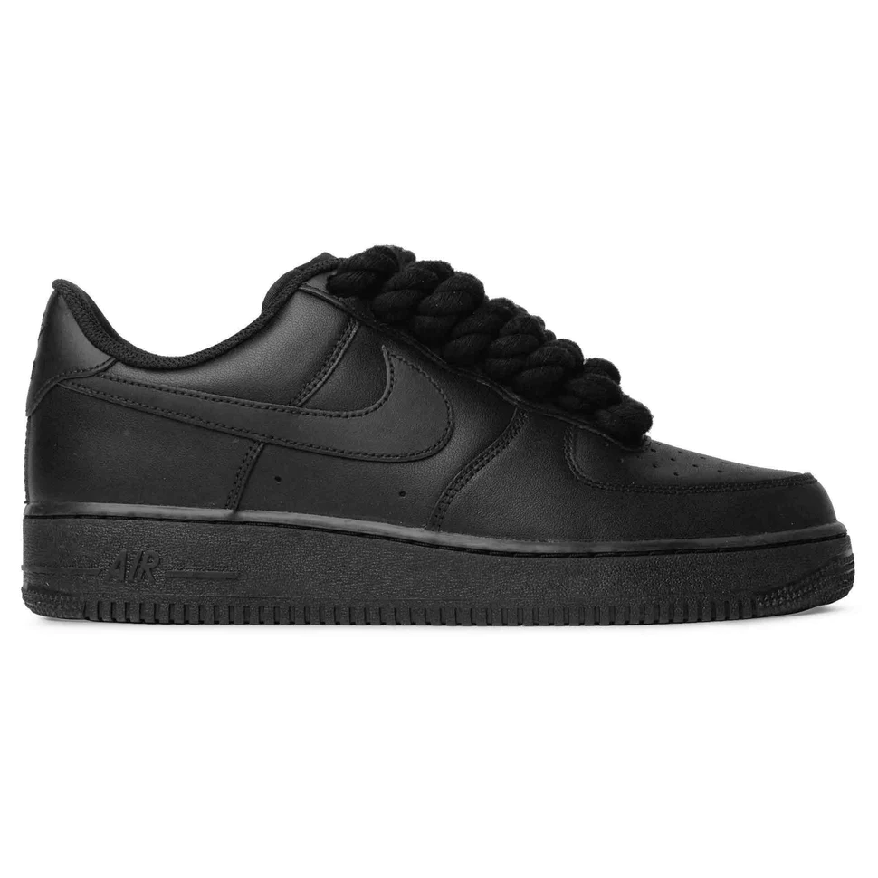 Black Rope Lace Air force 1