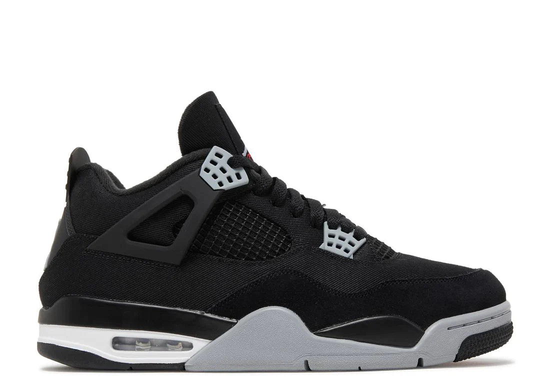 Jordan 4 Black Canvas